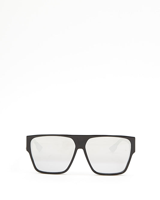 Dior Black & Silver Gradient/Reflective Lense Sunglasses