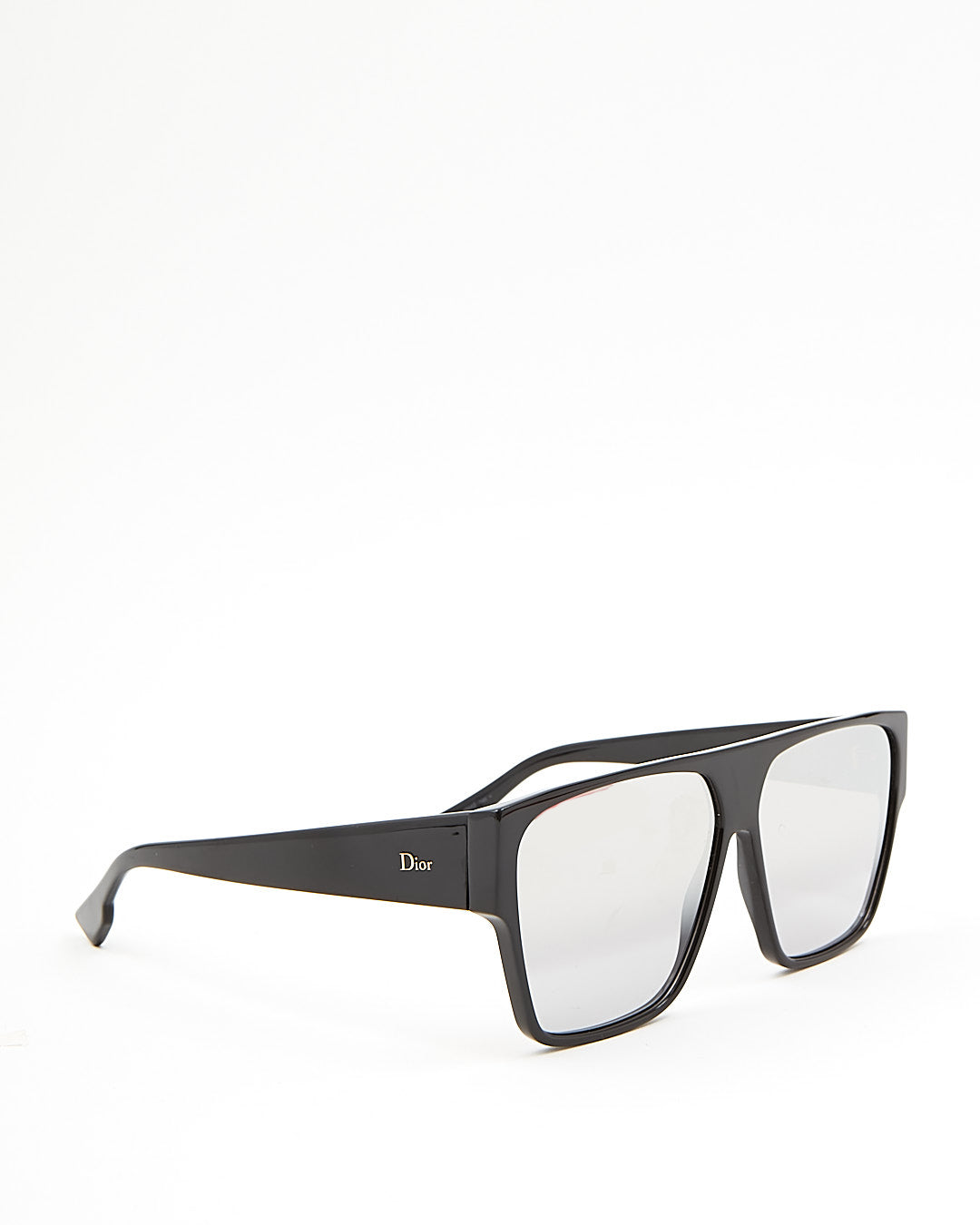 Dior Black & Silver Gradient/Reflective Lense Sunglasses