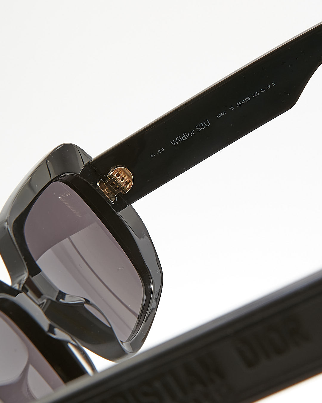 Dior Black Wildior S3U Square Oversized Sunglasses