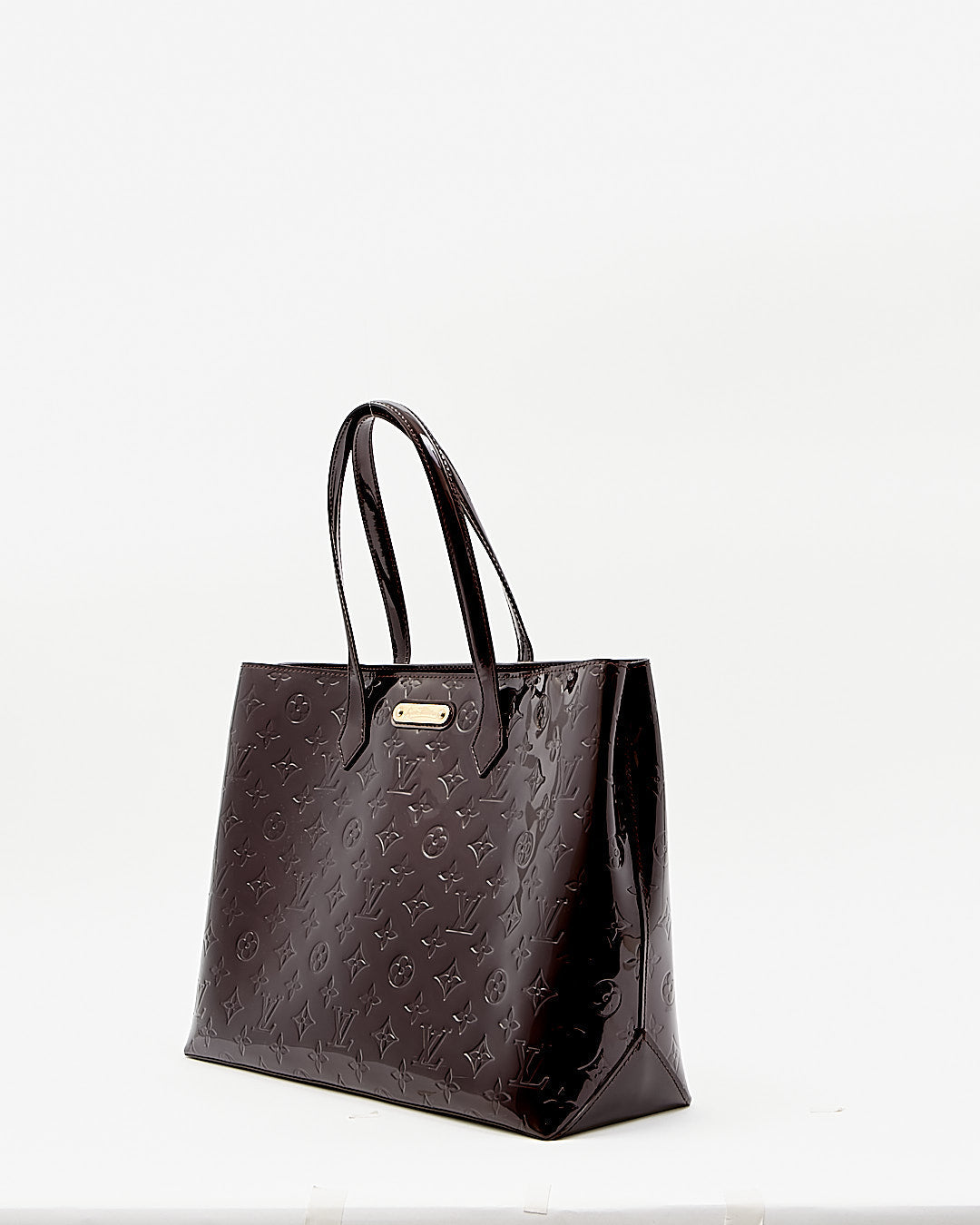 Louis Vuitton Amarante Monogram Vernis Wilshire MM Tote Bag