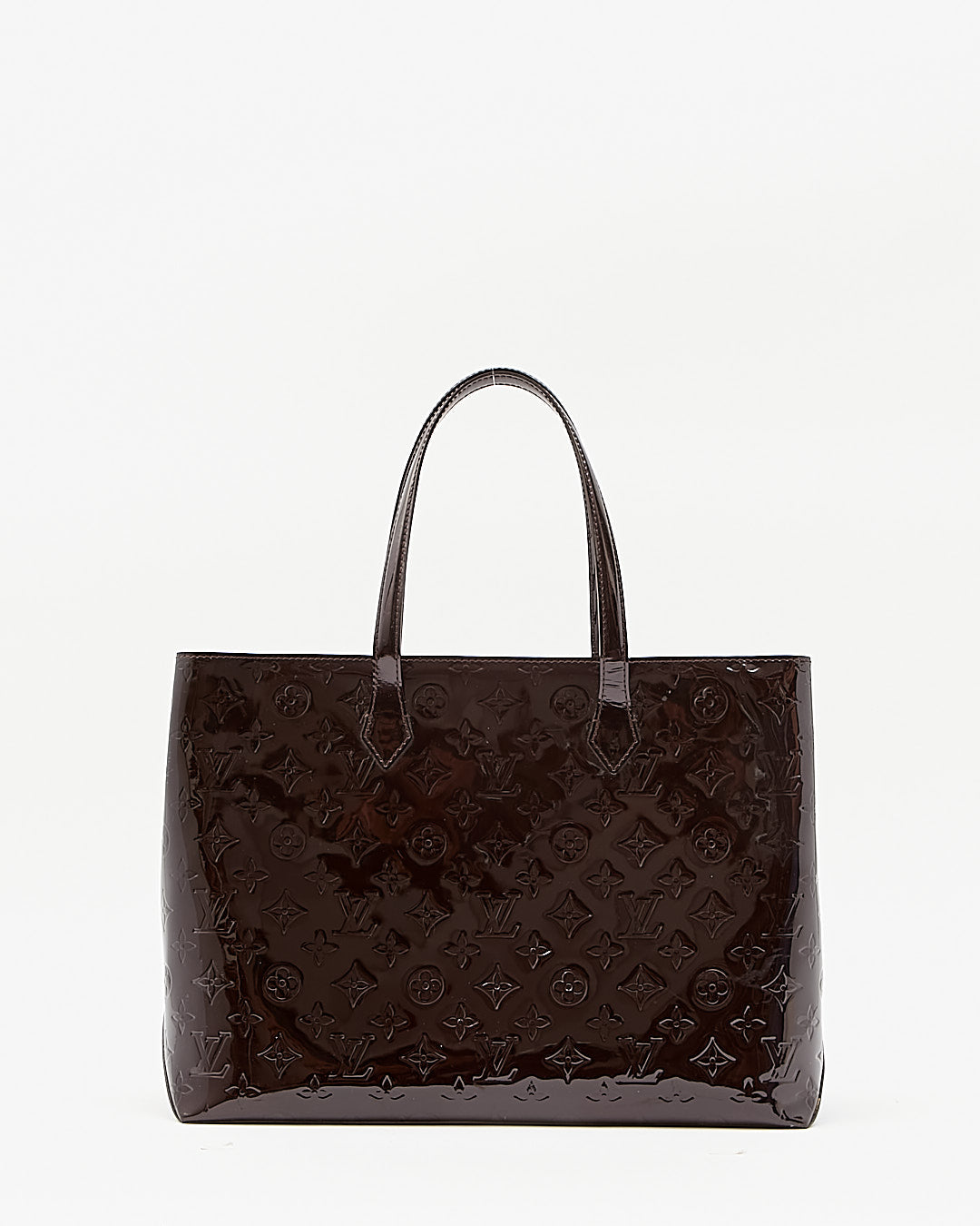 Louis Vuitton Amarante Monogram Vernis Wilshire MM Tote Bag