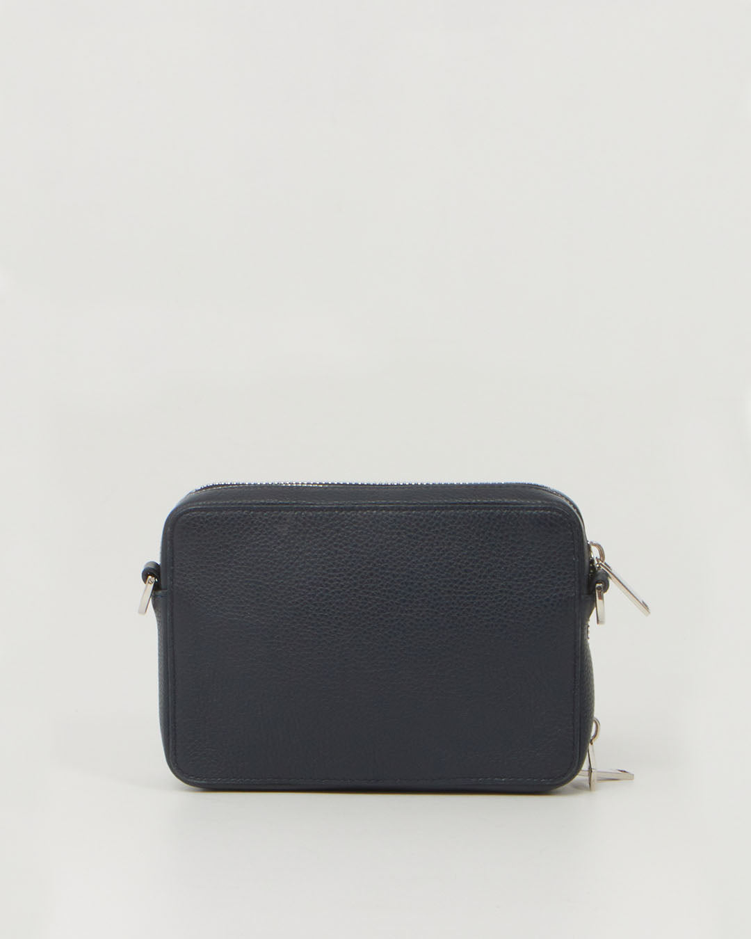 Dior Men Navy Leather Embroidered Signature SLG Wallet On Chain Bag