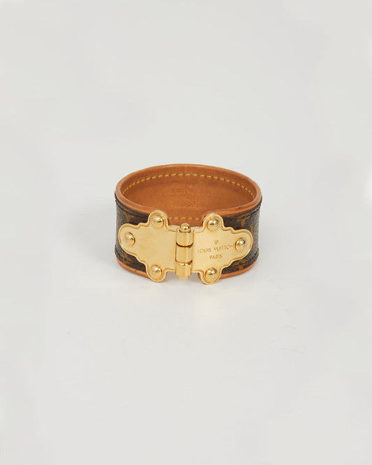 Louis Vuitton Monogram Save It Hinge Bracelet
