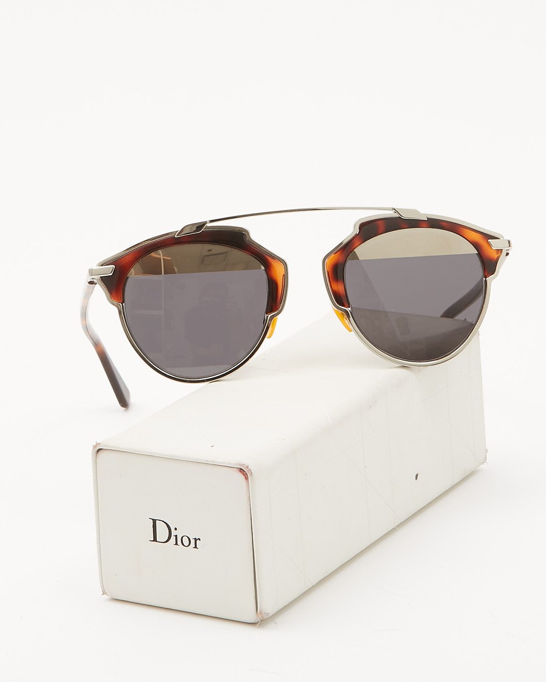 Dior Brown/ Silver So Real Sunglasses