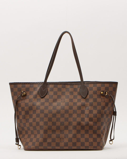 Louis Vuitton Damier Ebene Canvas Neverful MM Tote Bag