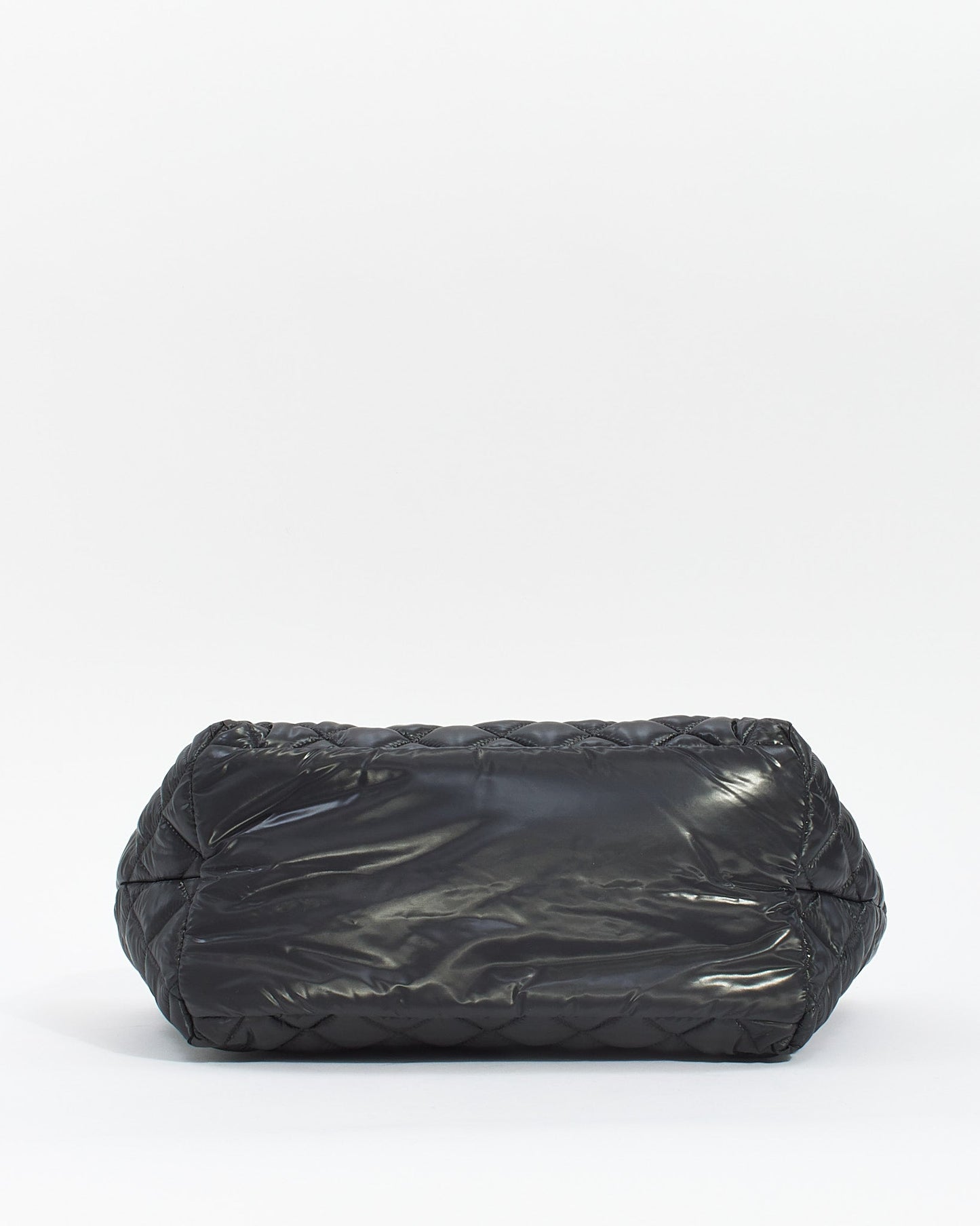 Chanel Black Nylon Quilted Coco Cocoon Reversible Small Tote