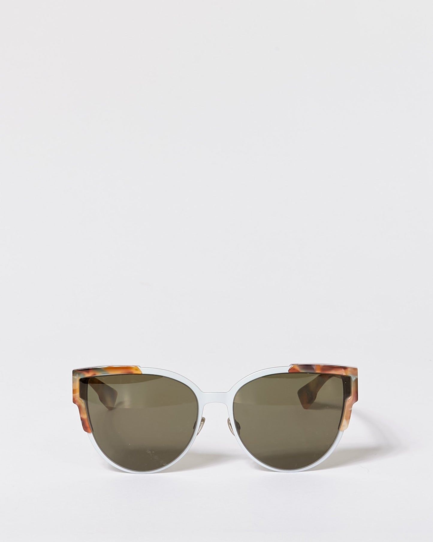 Dior Silver/Brown Tortoise Frame Cat Eye WildlyDior Sunglasses
