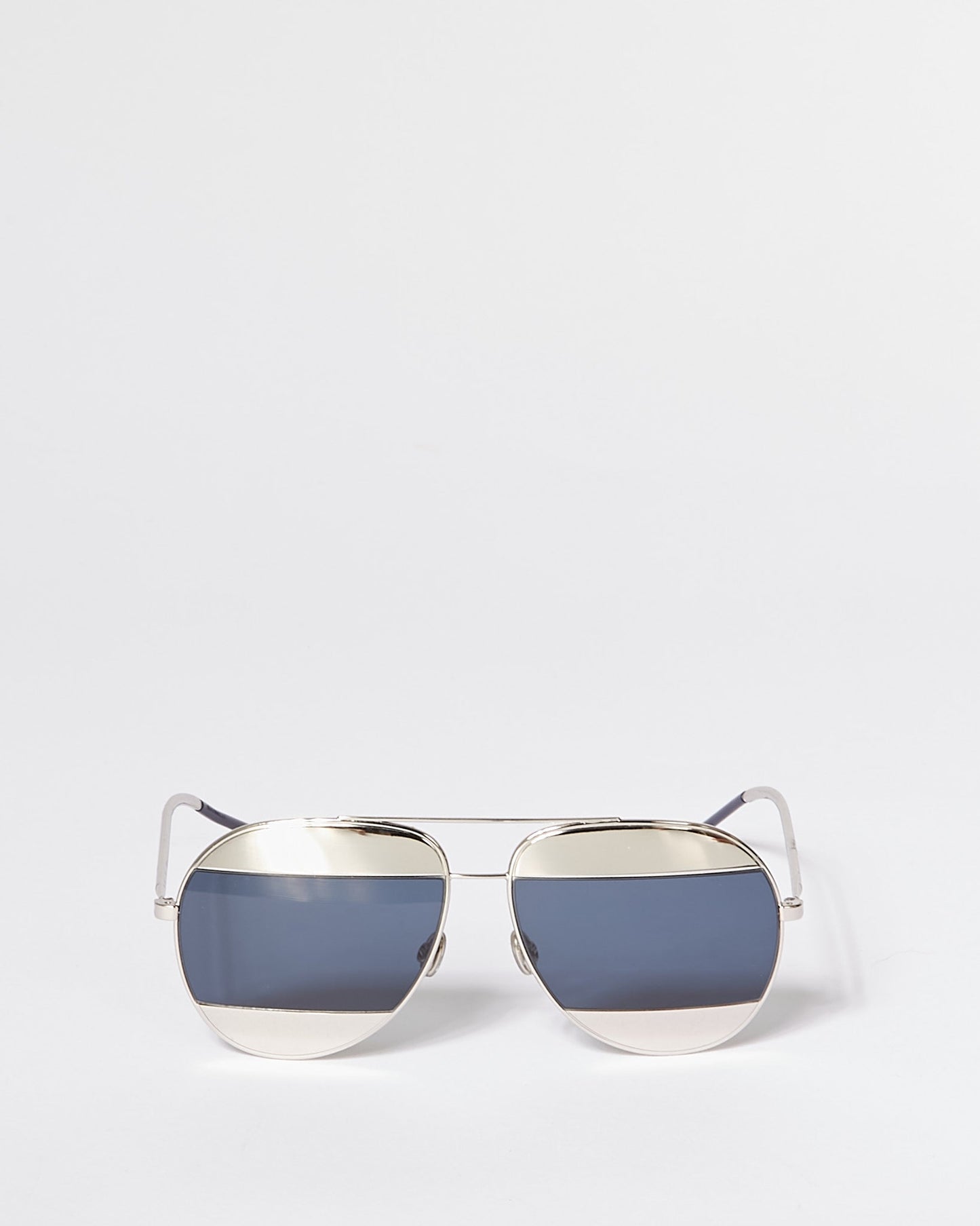 Dior Silver Dior Split1 Aviator Sunglasses