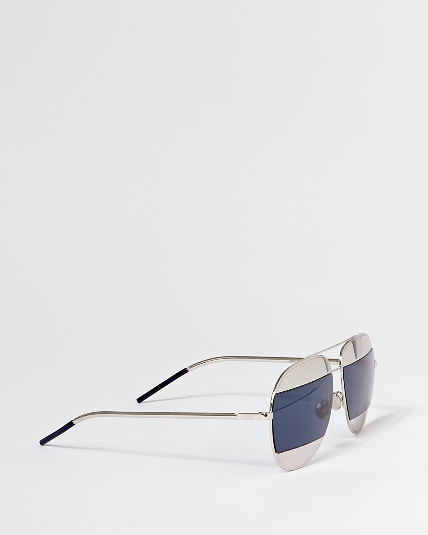 Dior Silver Dior Split1 Aviator Sunglasses