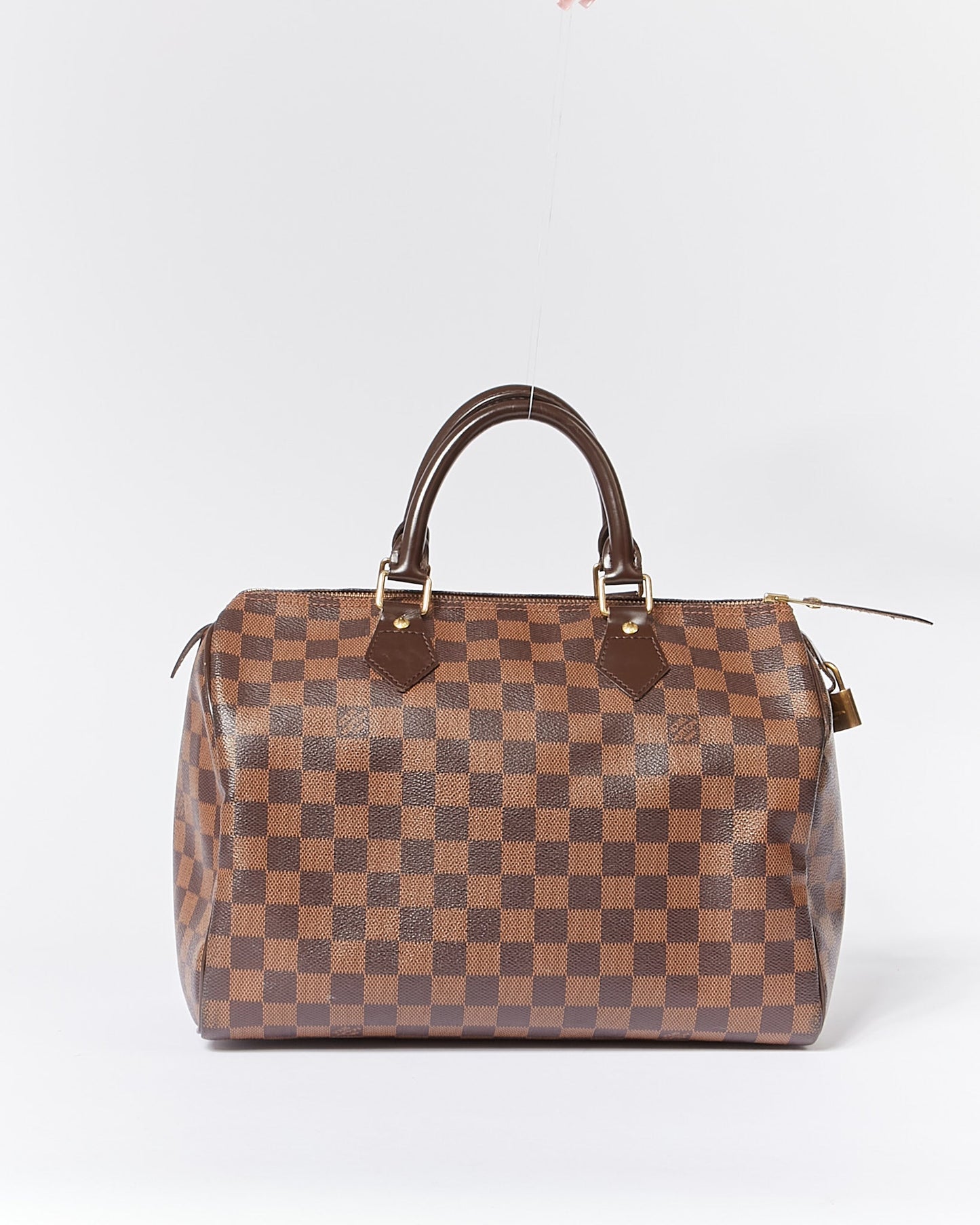 Louis Vuitton Damier Ebene Canvas Speedy 30 Bag