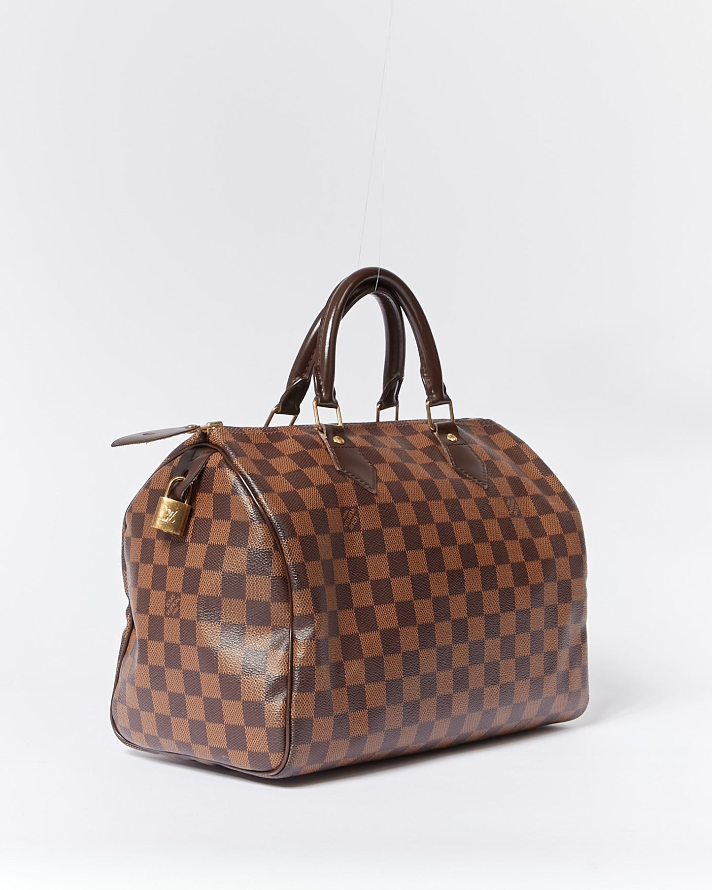 Louis Vuitton Damier Ebene Canvas Speedy 30 Bag