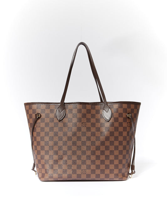 Louis Vuitton Damier Ebene Canvas Neverfull MM Tote Bag
