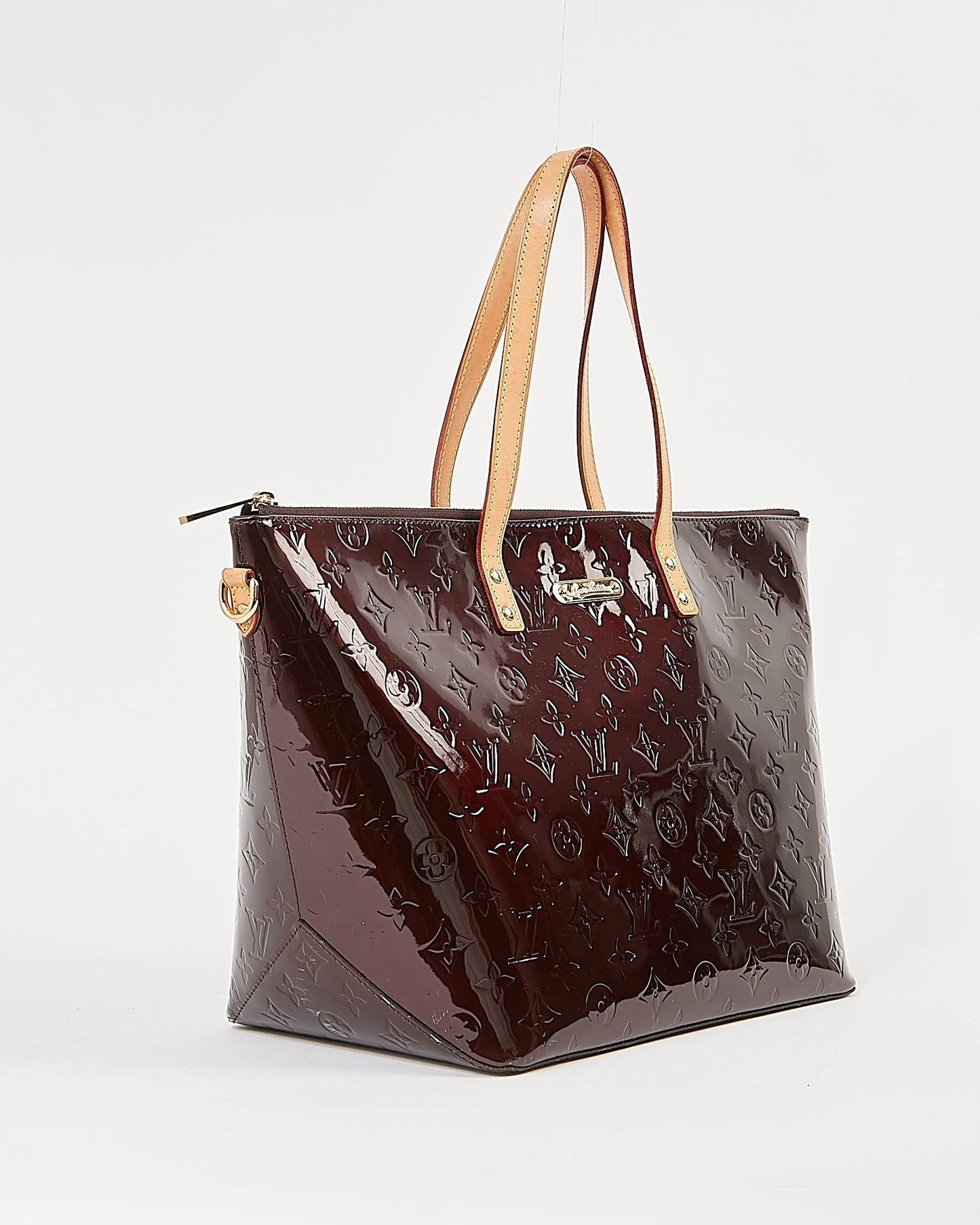 Louis Vuitton Amarante Vernis Monogram Bellevue GM Tote Bag