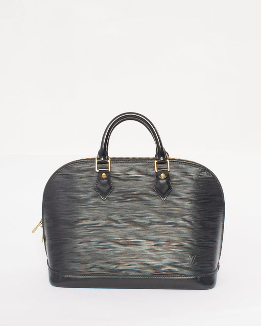 Louis Vuitton Black Epi Alma PM