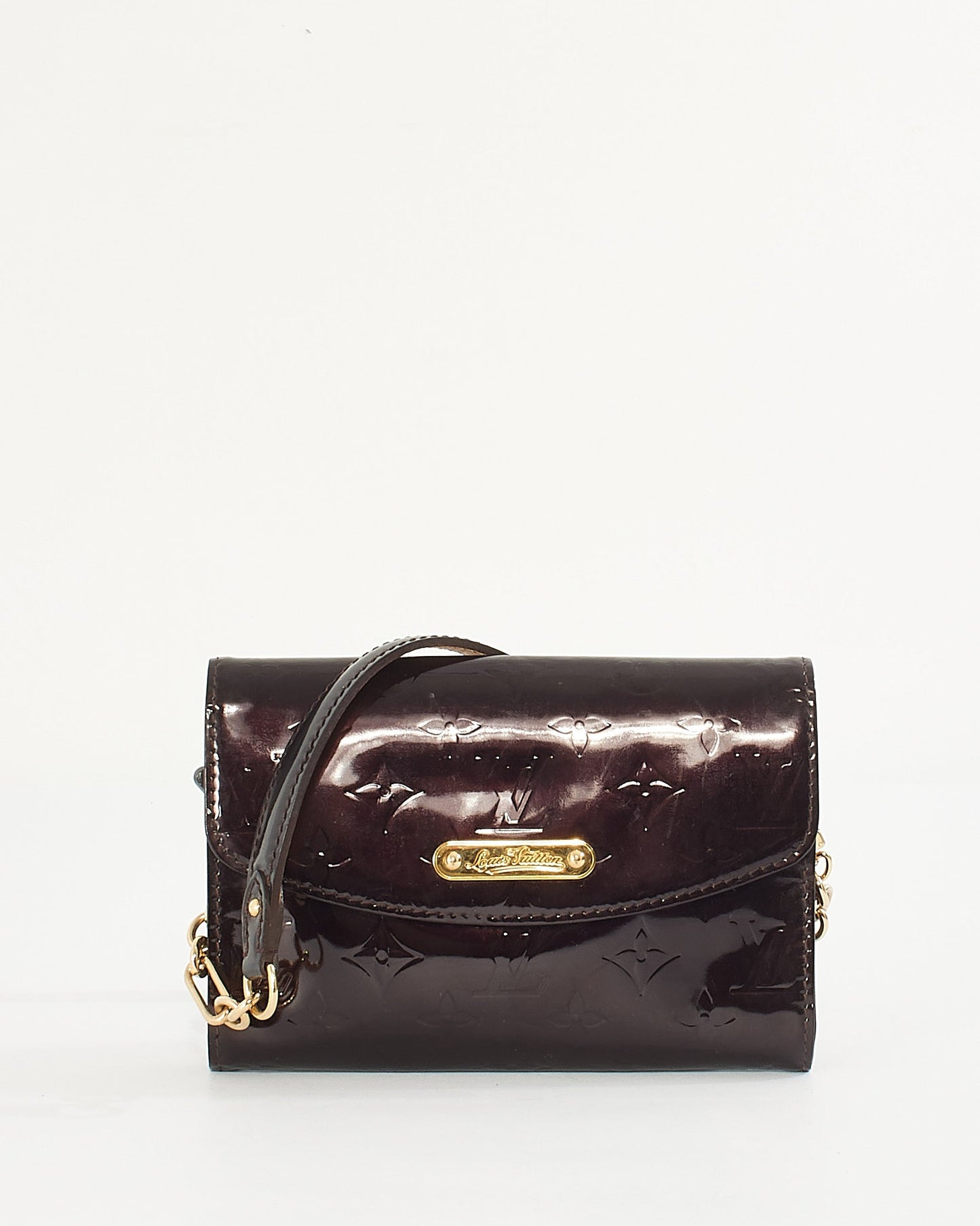 Louis Vuitton Monogram Vernis Amarante Sunset Boulevard Shoulder Bag