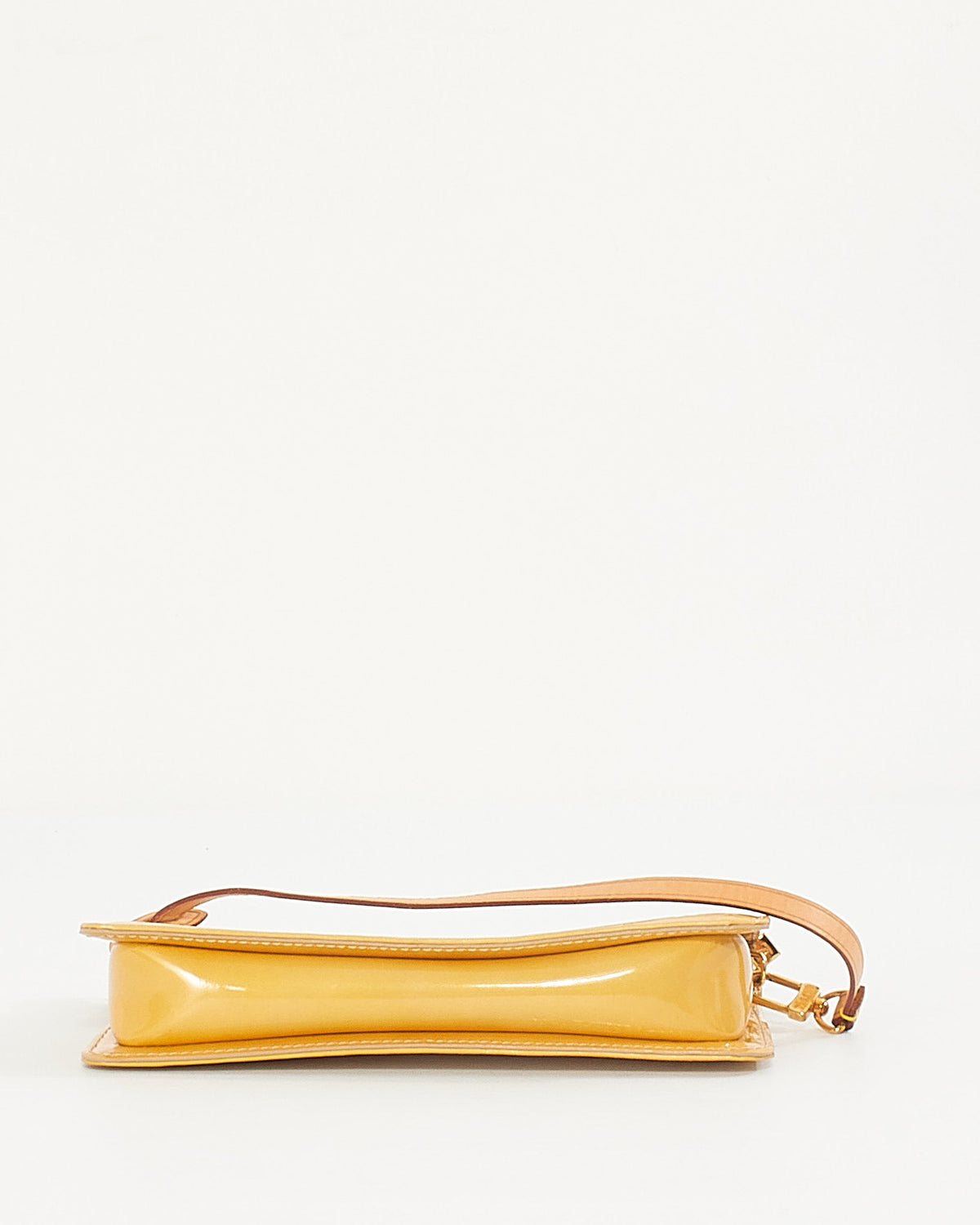 Louis Vuitton Yellow Monogram Vernis Lexington Pochette Bag