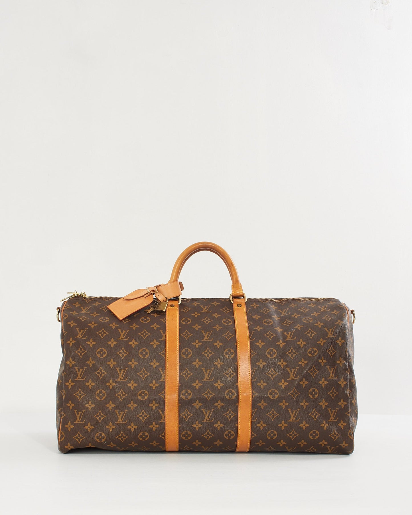 Louis Vuitton Monogram Canvas Keepall Bandoulière 55 Bag