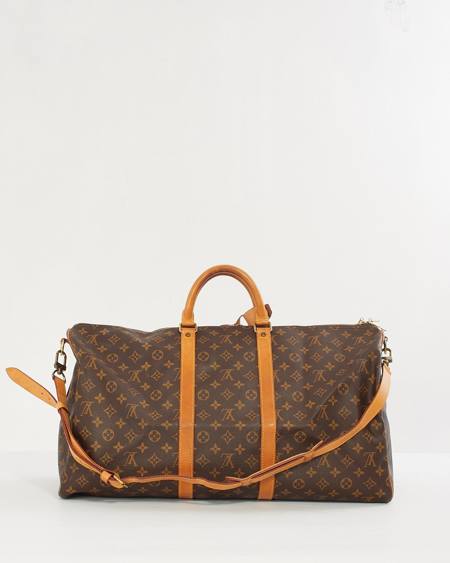 Louis Vuitton Monogram Canvas Keepall Bandoulière 55 Bag
