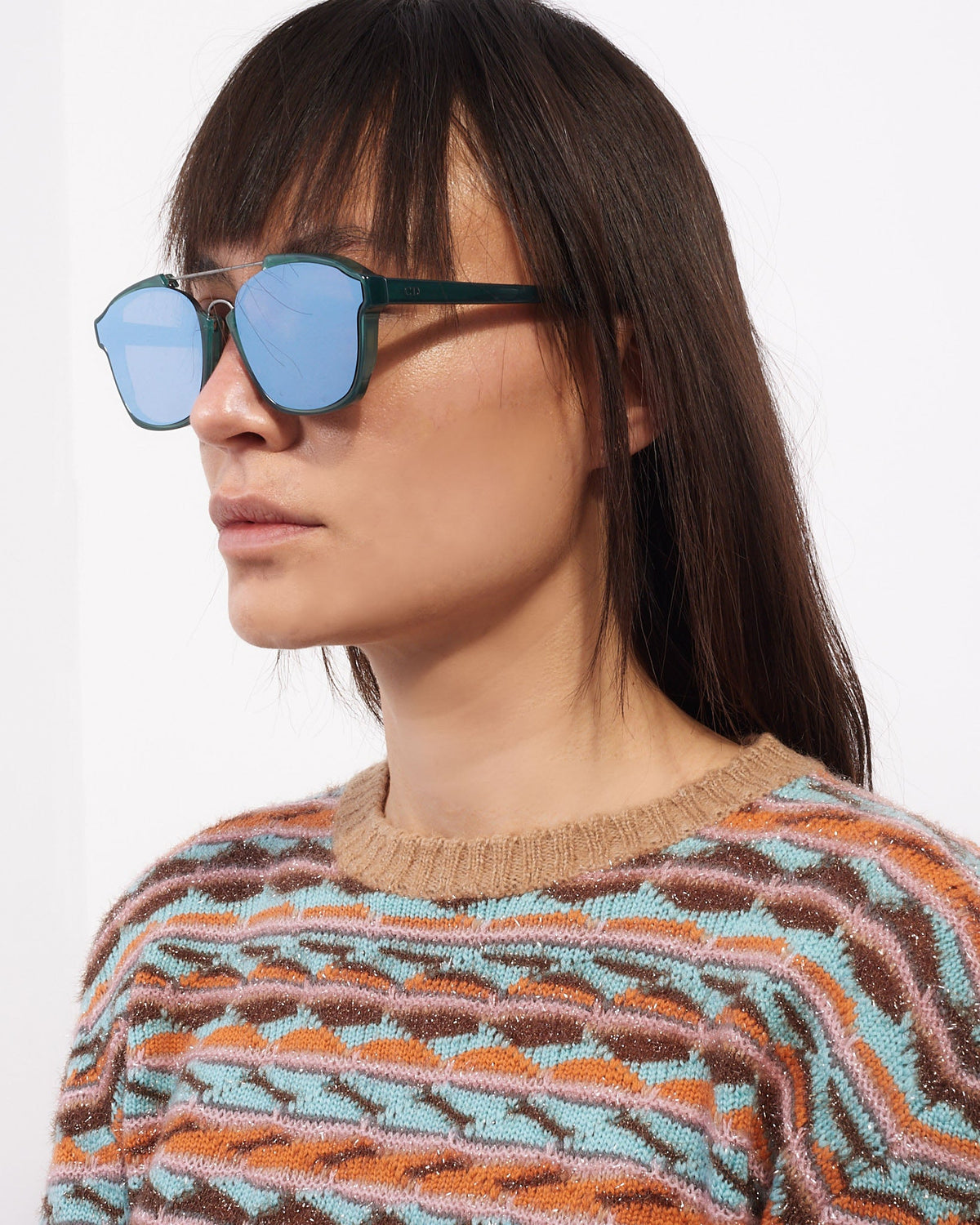 Dior Green Acetate DiorAbstract Sunglasses