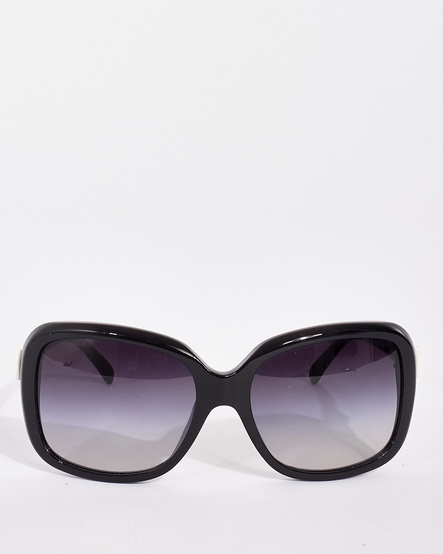 Chanel Black Acetate with White Bow 5171 Sunglasses