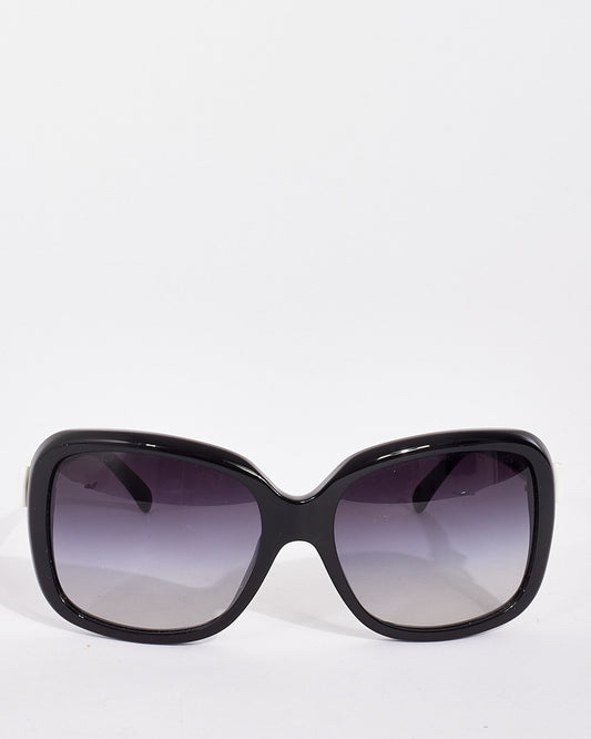 Chanel Black Acetate with White Bow 5171 Sunglasses