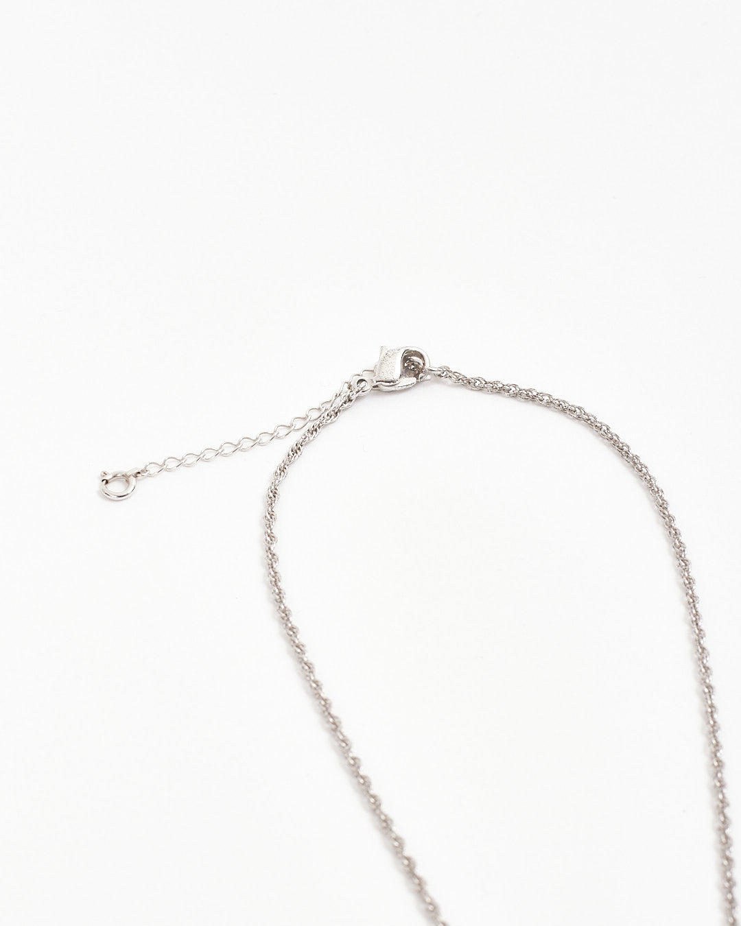 Dior Silver Chain Logo Necklace