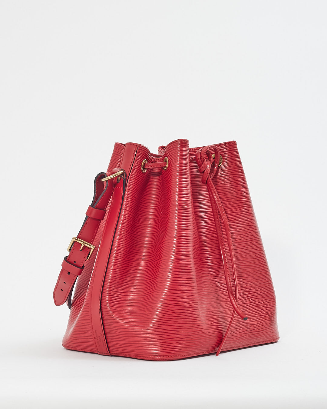Louis Vuitton Red Epi Leather Noe Bucket Bag
