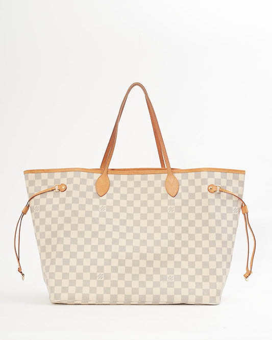Louis Vuitton Damier Azur Canvas Neverfull GM Tote Bag