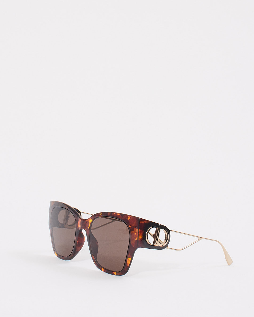 Dior Brown Tortoise 30 Montaigne Sunglasses