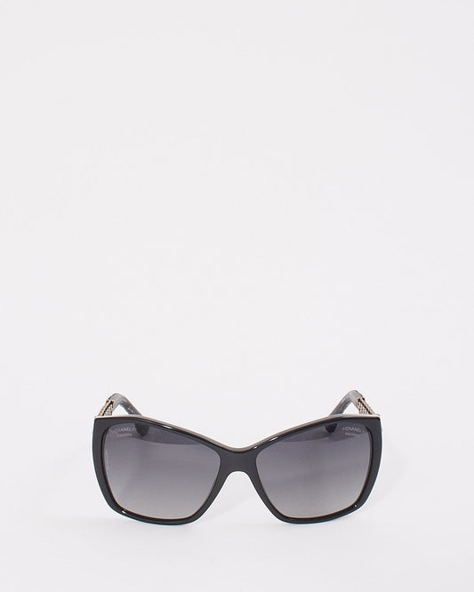 Chanel Black 5327-Q Cat Eye Sunglasses