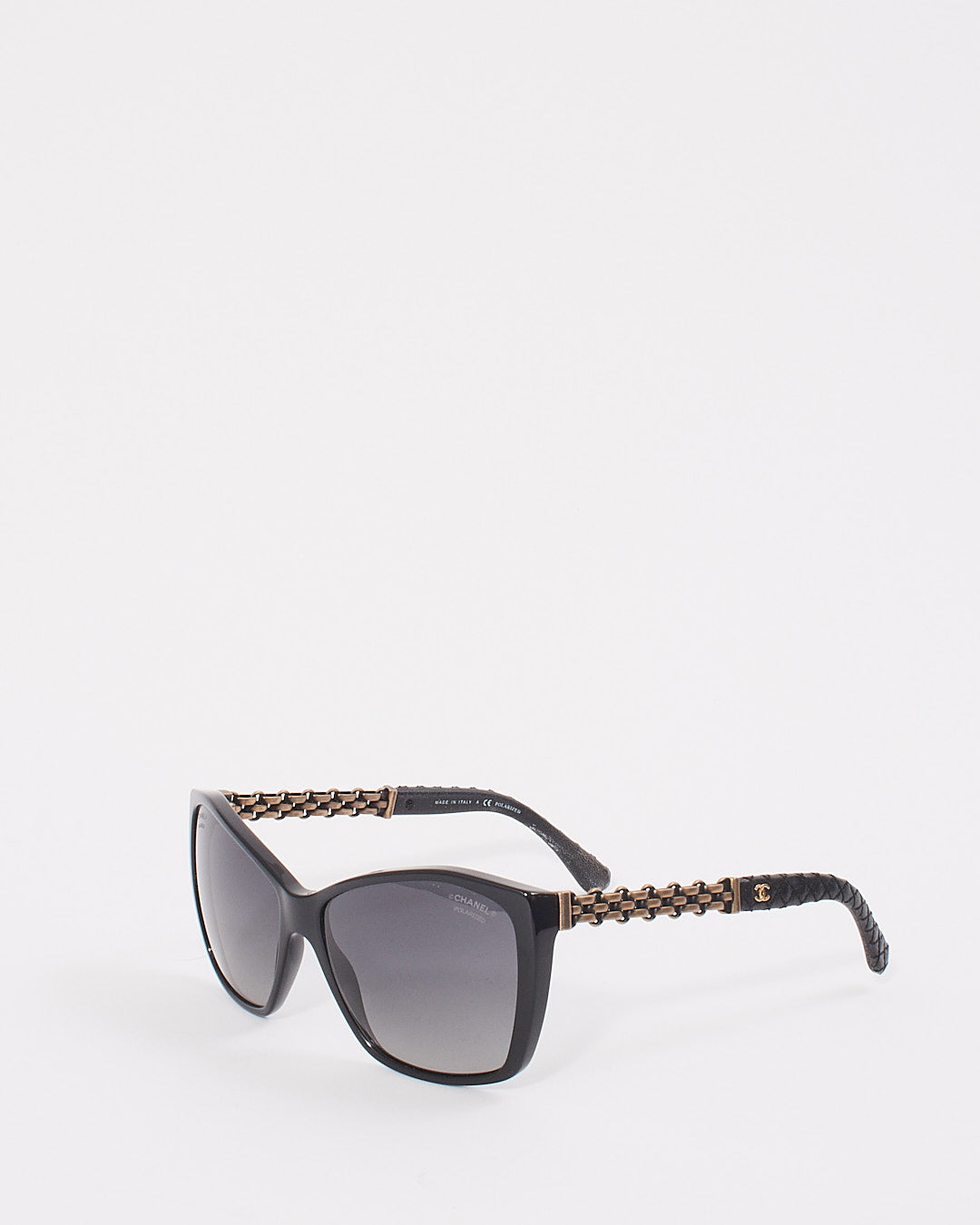 Chanel Black 5327-Q Cat Eye Sunglasses