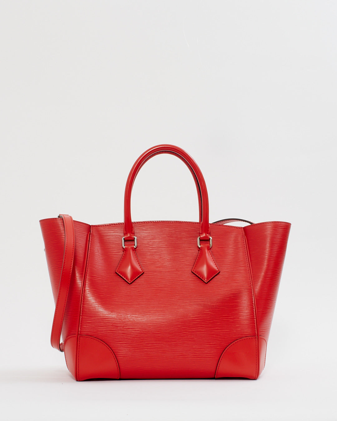 Louis Vuitton Red Epi Leather Phenix MM Tote Bag