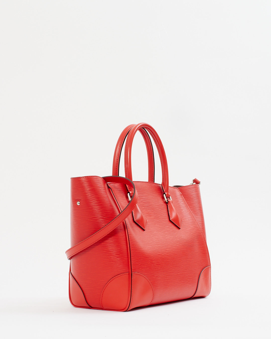 Louis Vuitton Red Epi Leather Phenix MM Tote Bag