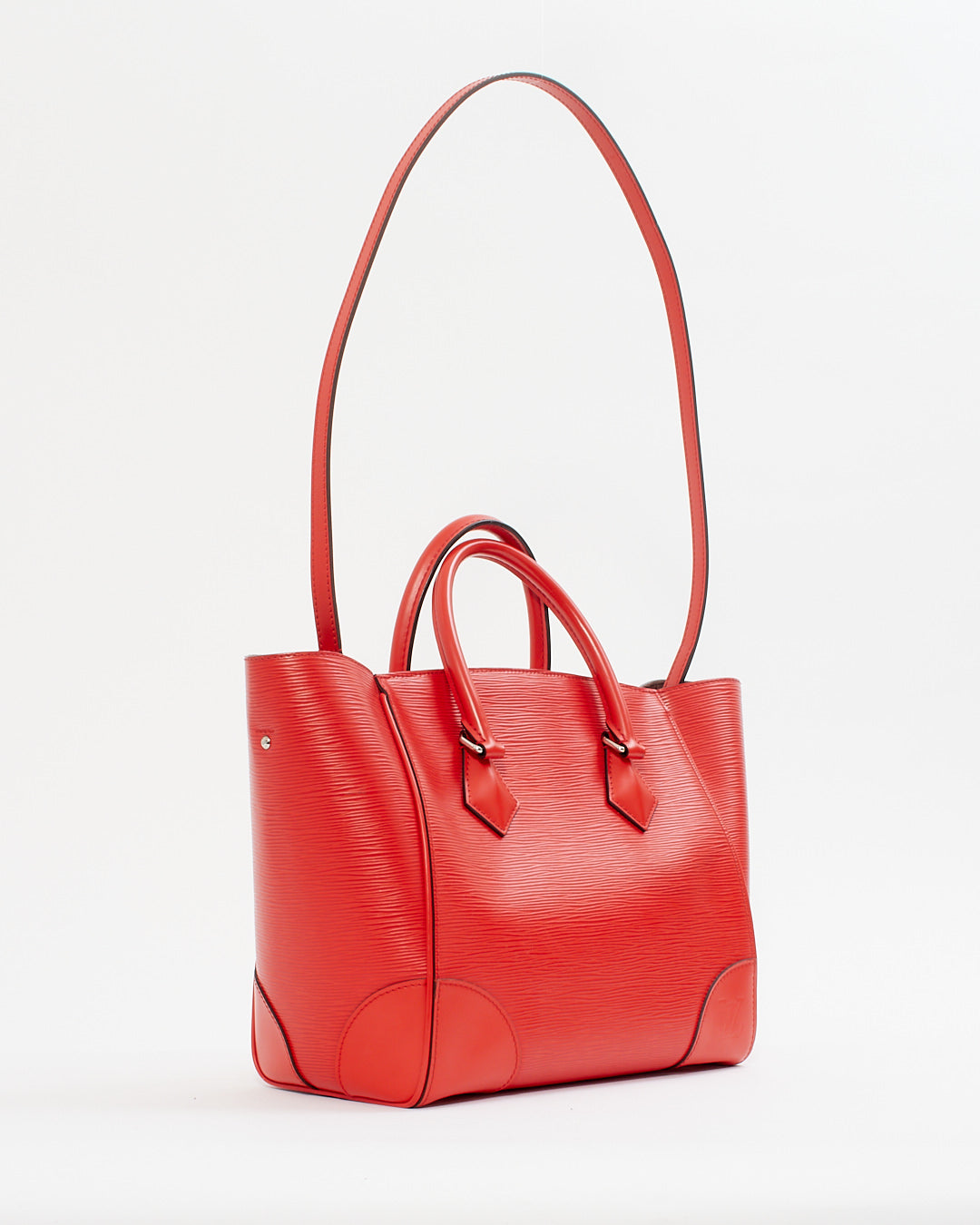 Louis Vuitton Red Epi Leather Phenix MM Tote Bag