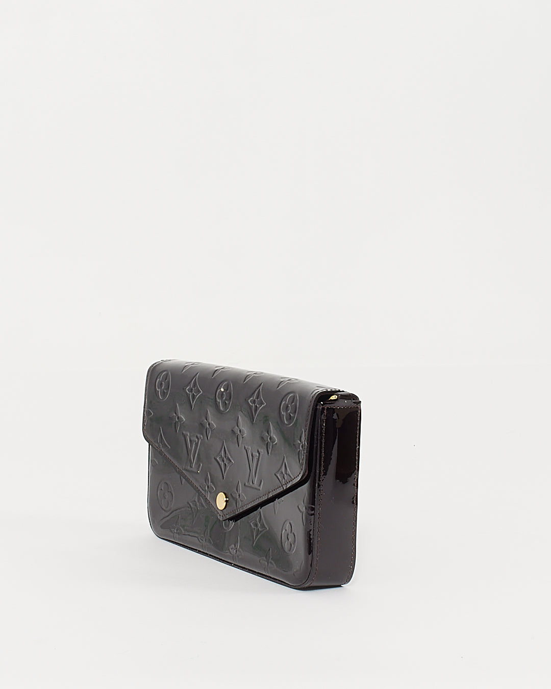 Louis Vuitton Vernis Amarante Pochette Felicie Wallet On Chain