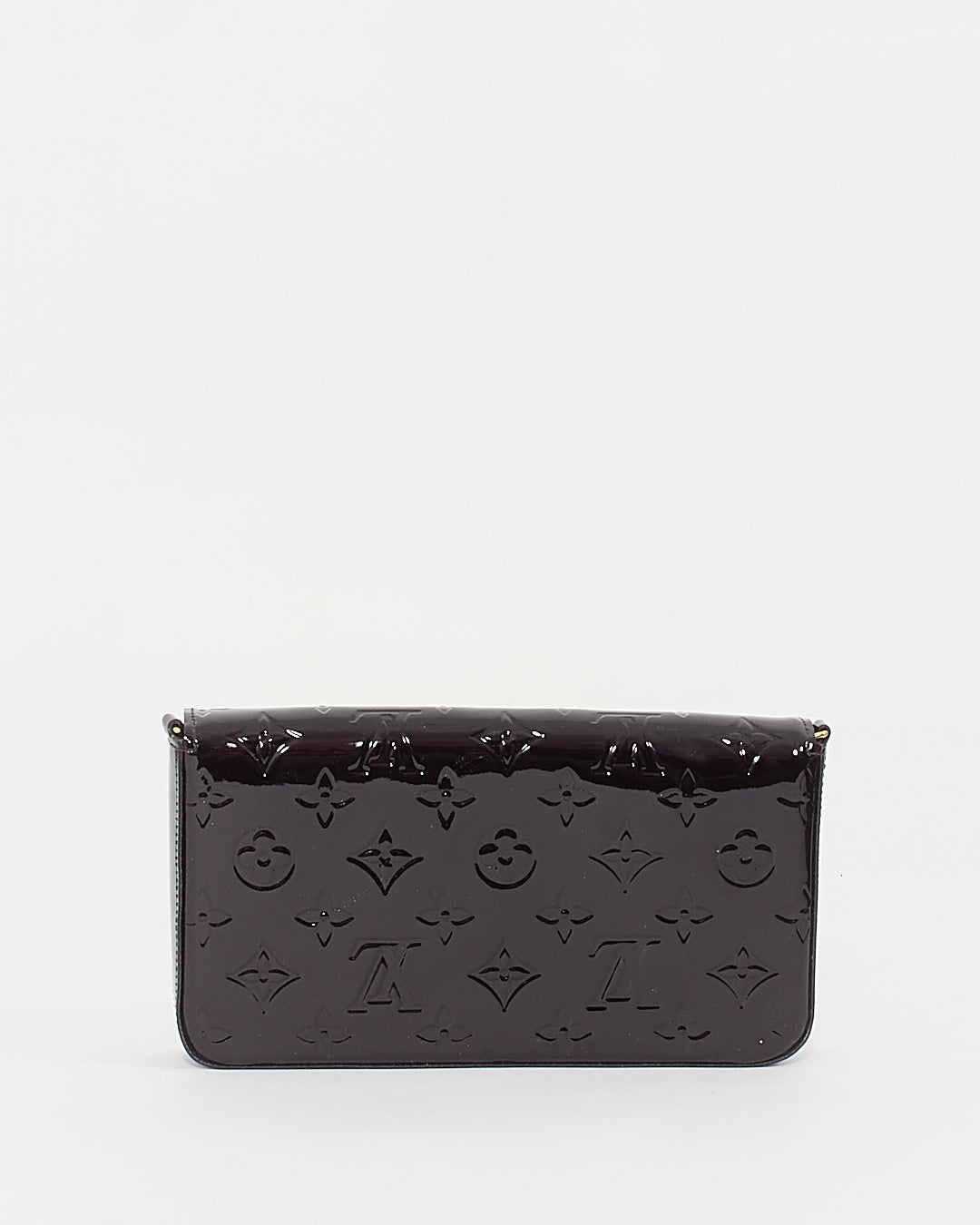 Louis Vuitton Vernis Amarante Pochette Felicie Wallet On Chain