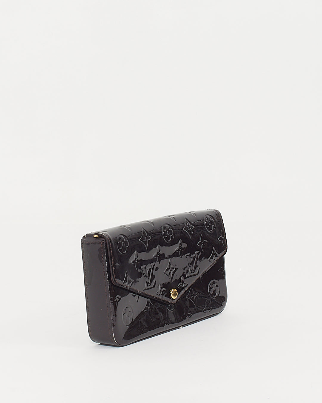 Louis Vuitton Vernis Amarante Pochette Felicie Wallet On Chain