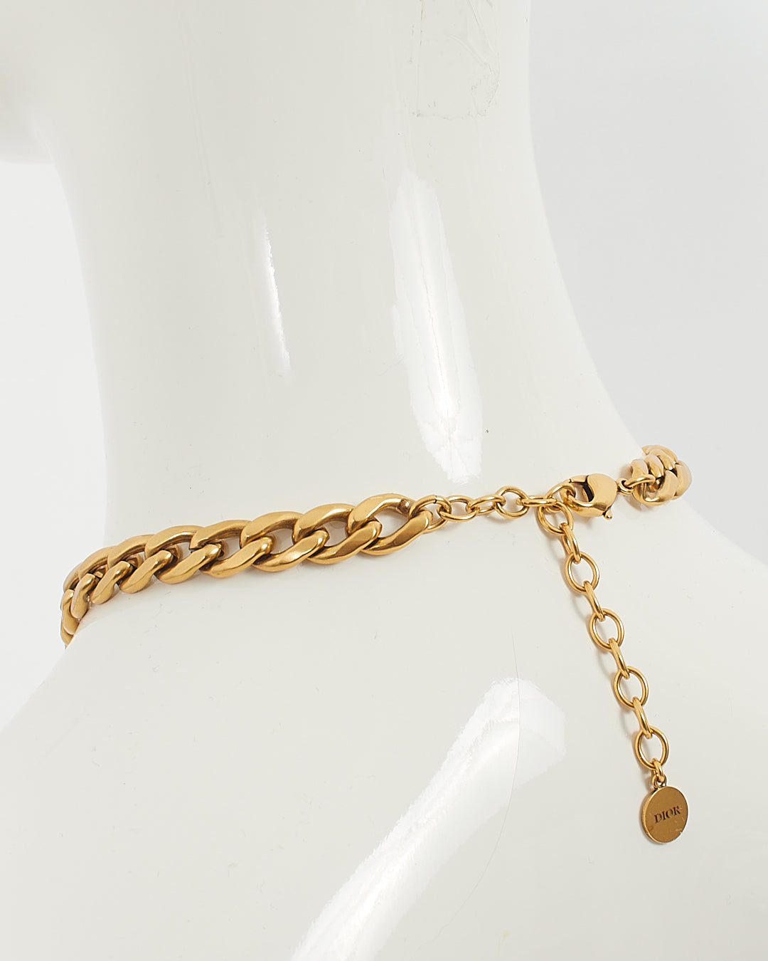 Dior Antique Gold 30 Montaigne Choker Necklace