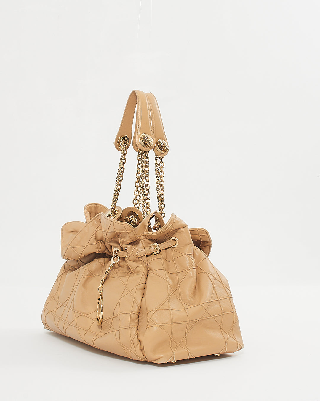 Dior Beige Leather Le Trente Shoulder Bag