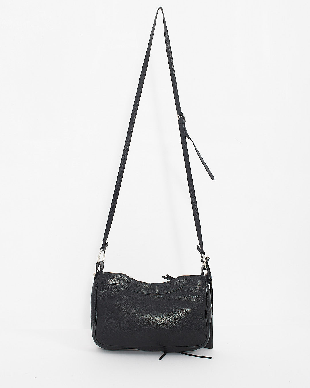 Balenciaga Black Metallic Edge Hip Crossbody Bag
