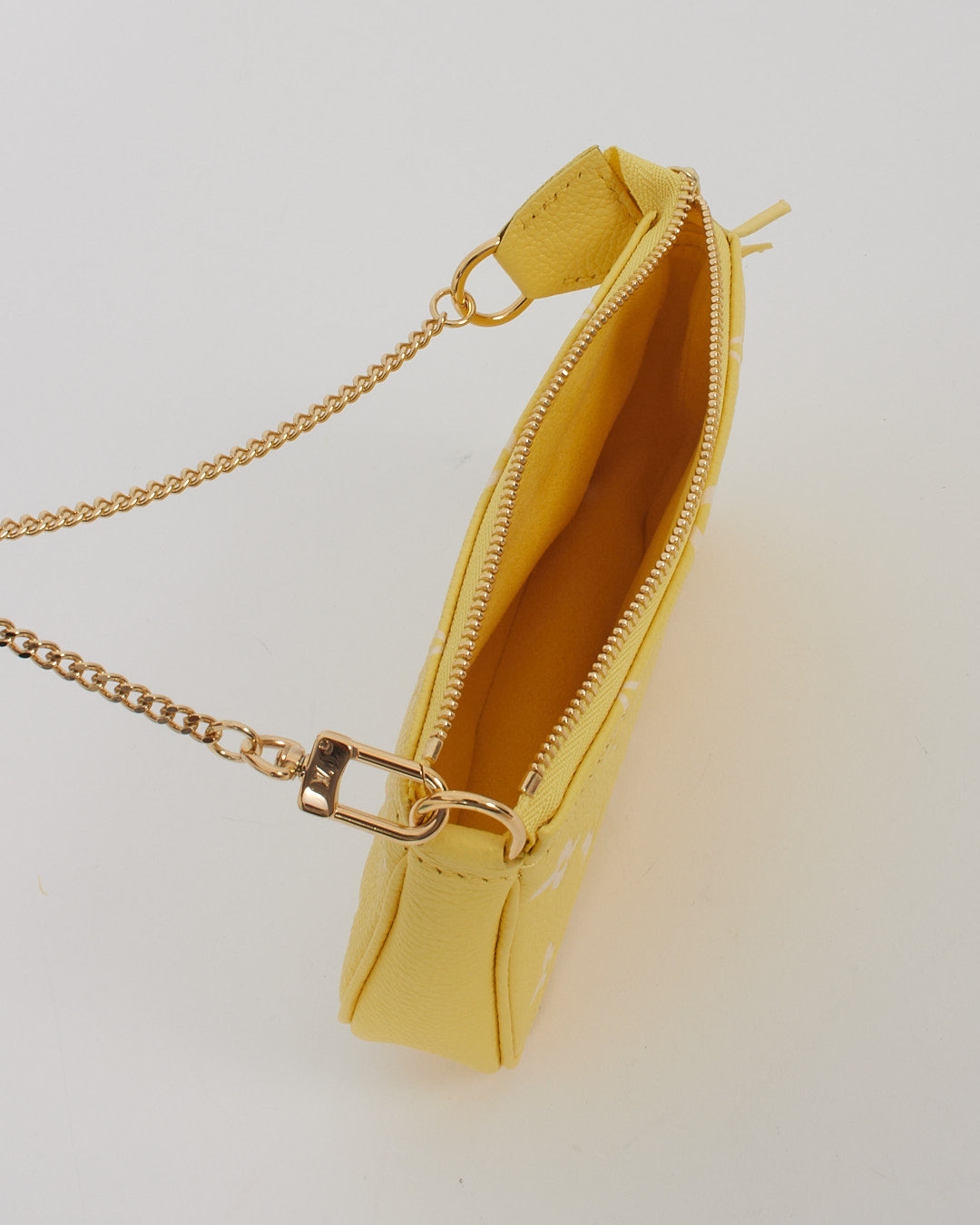 Louis Vuitton Yellow Monogram Empreinte Mini Pochette Accessoire