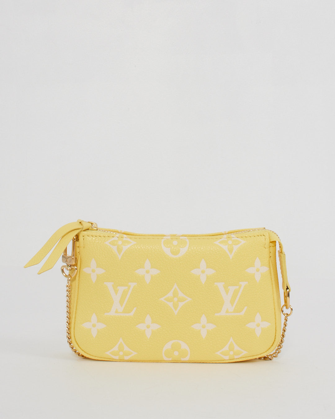 Louis Vuitton Yellow Monogram Empreinte Mini Pochette Accessoire