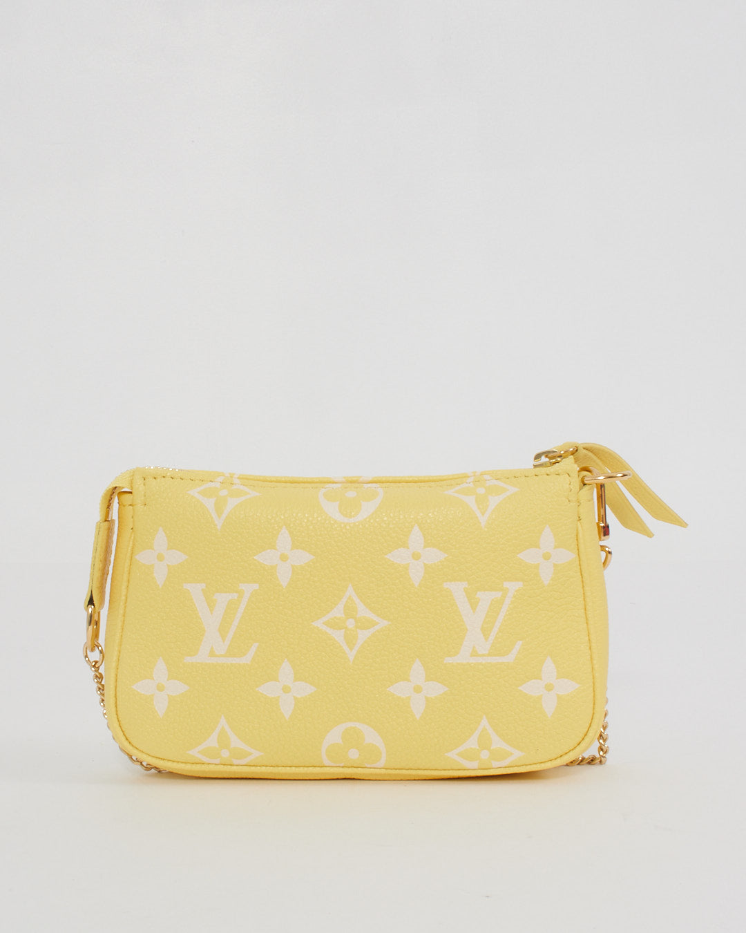Louis Vuitton Yellow Monogram Empreinte Mini Pochette Accessoire