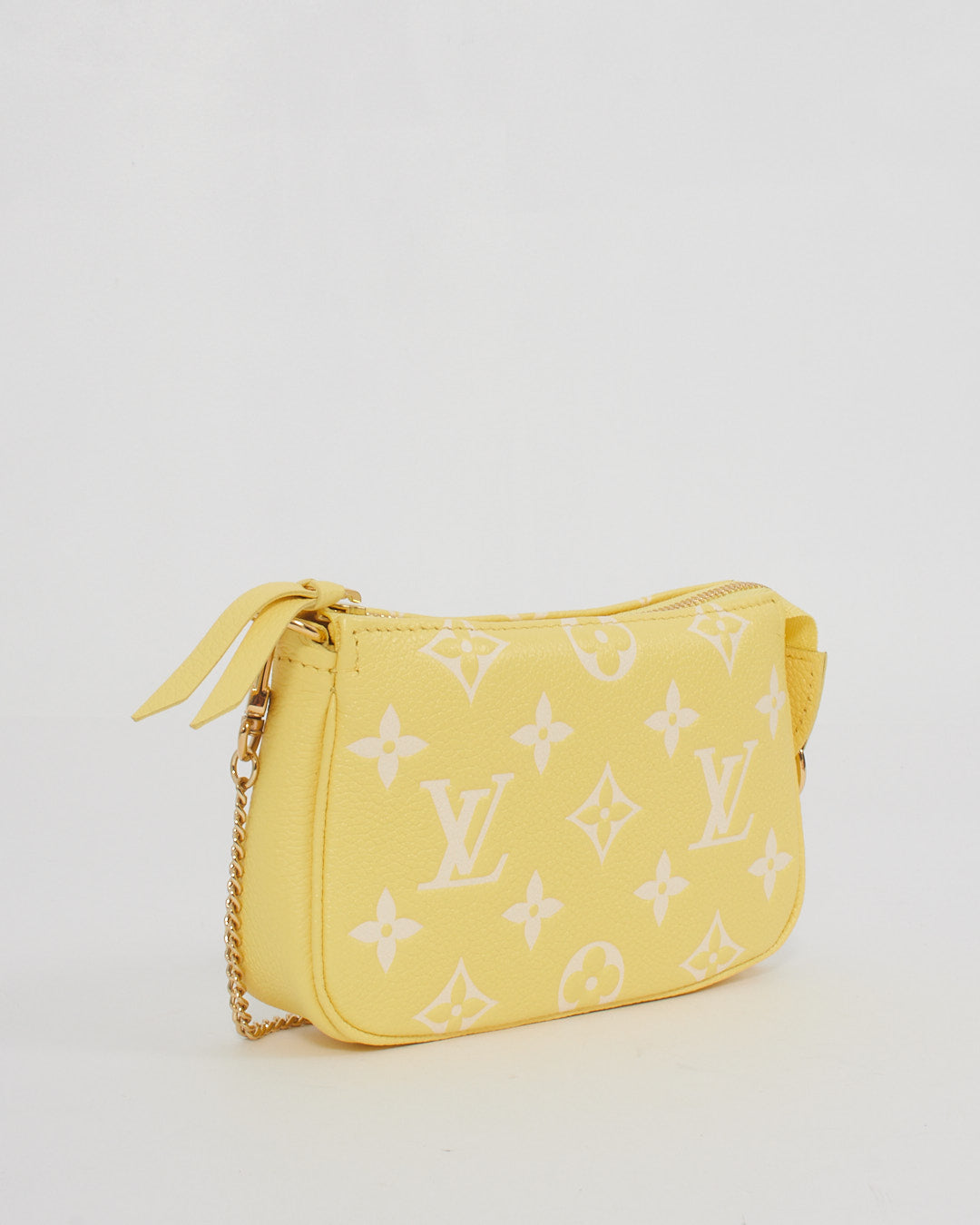 Louis Vuitton Yellow Monogram Empreinte Mini Pochette Accessoire