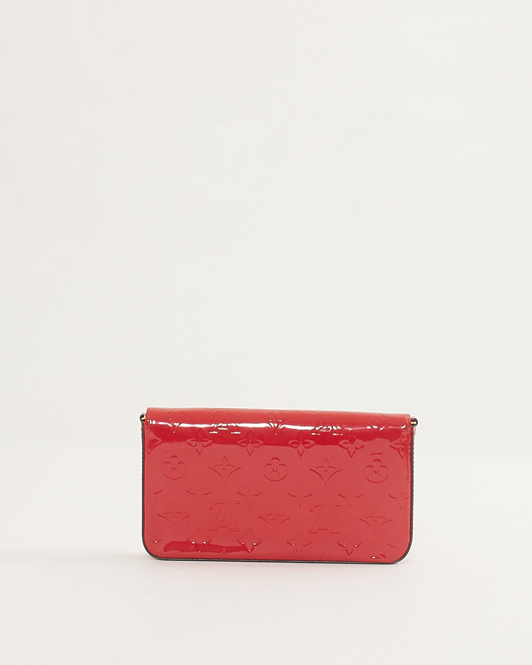 Louis Vuitton Red/Pink (Framboise) Monogram Vernis Felicie Pochette Bag