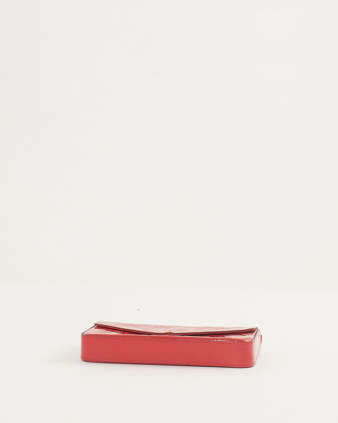 Louis Vuitton Red/Pink (Framboise) Monogram Vernis Felicie Pochette Bag
