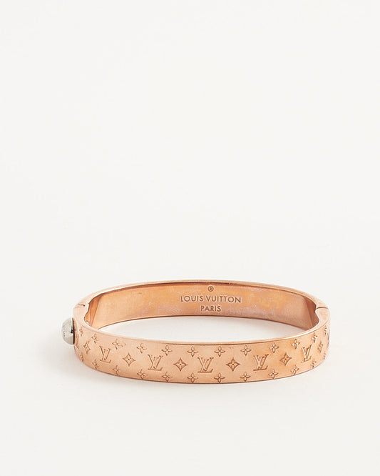 Louis Vuitton Monogram Rose Gold Bangle