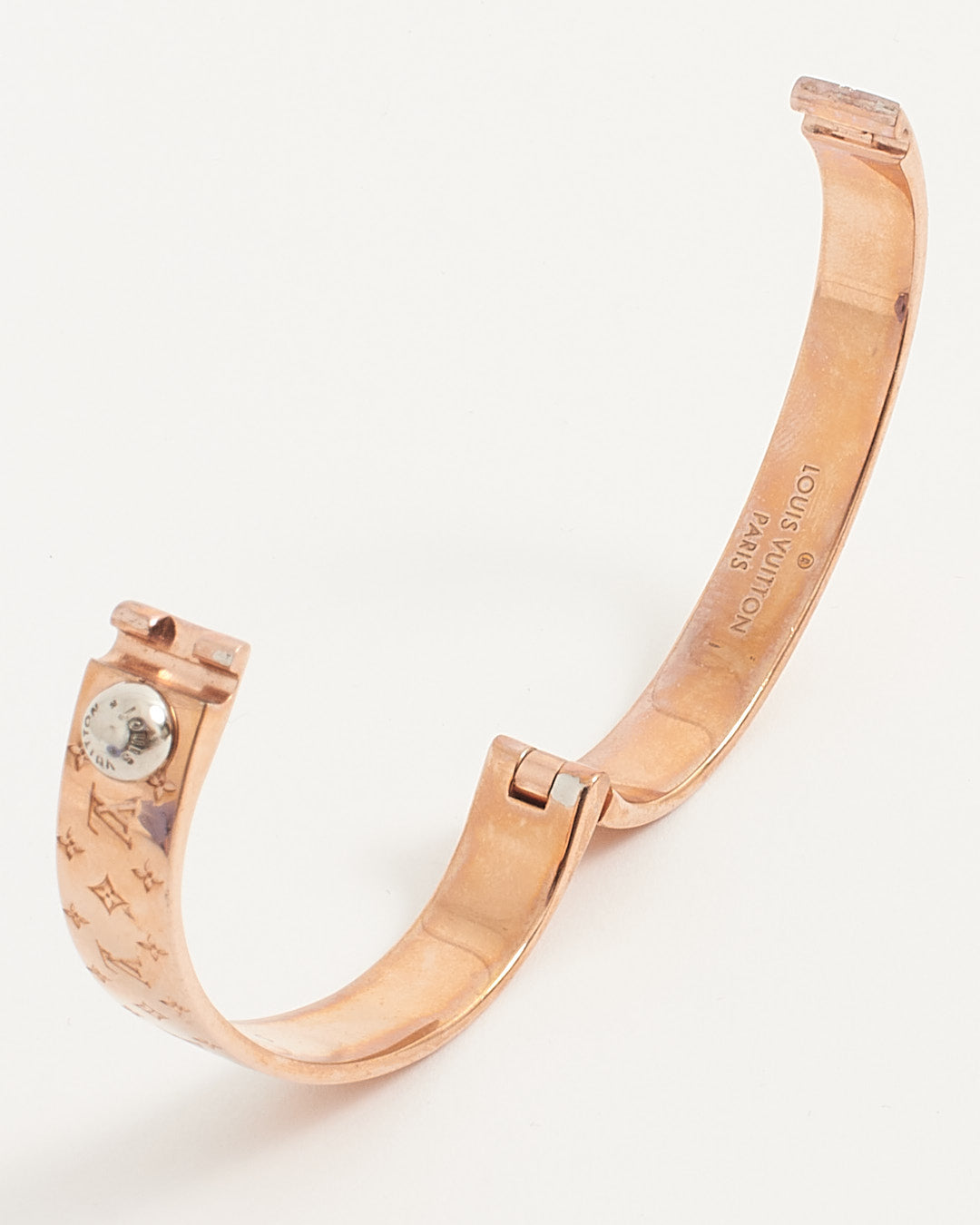 Louis Vuitton Monogram Rose Gold Bangle