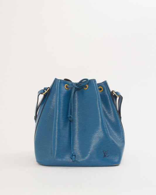 Louis Vuitton Blue Epi Leather Noe Bag