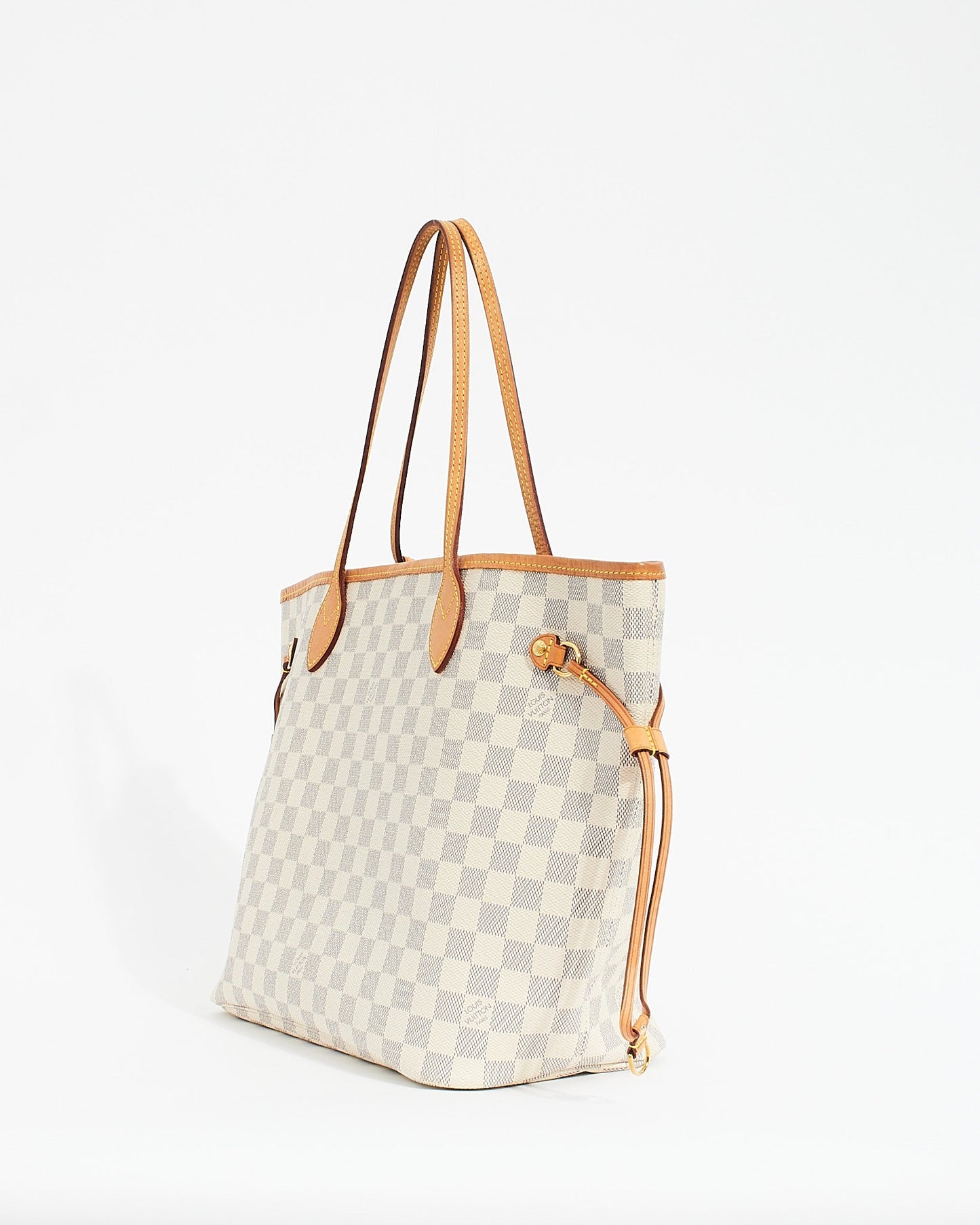 Louis Vuitton Damier Azur Neverfull MM with Pouch